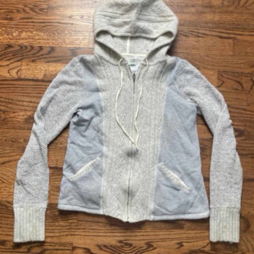 Saturday Sunday Hooded Zip-Up Sweater Anthropologie